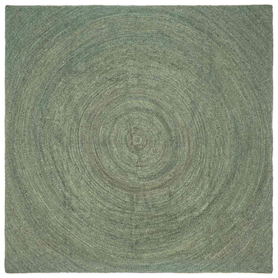 Områdetæpper Olivengrøn 300 x 300 cm Jute