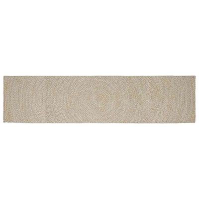 Områdetæpper Natur og hvid 60 x 400 cm Jute