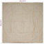 Områdetæpper Natur og hvid 200 x 200 cm Jute