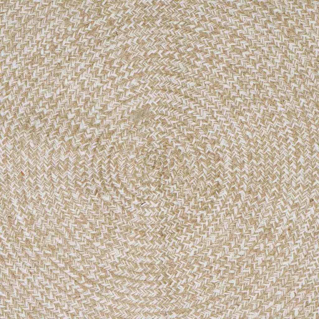 Områdetæpper Natur og hvid 200 x 290 cm Jute
