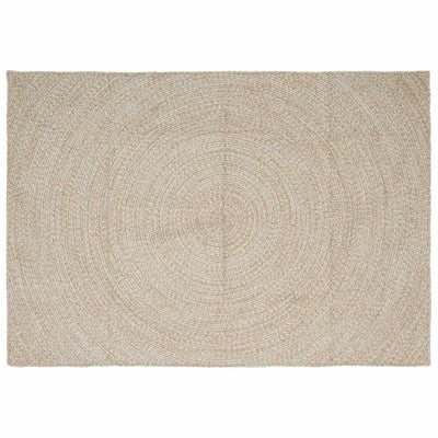 Områdetæpper Natur og hvid 200 x 290 cm Jute