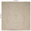 Områdetæpper Natur og hvid 240 x 240 cm Jute