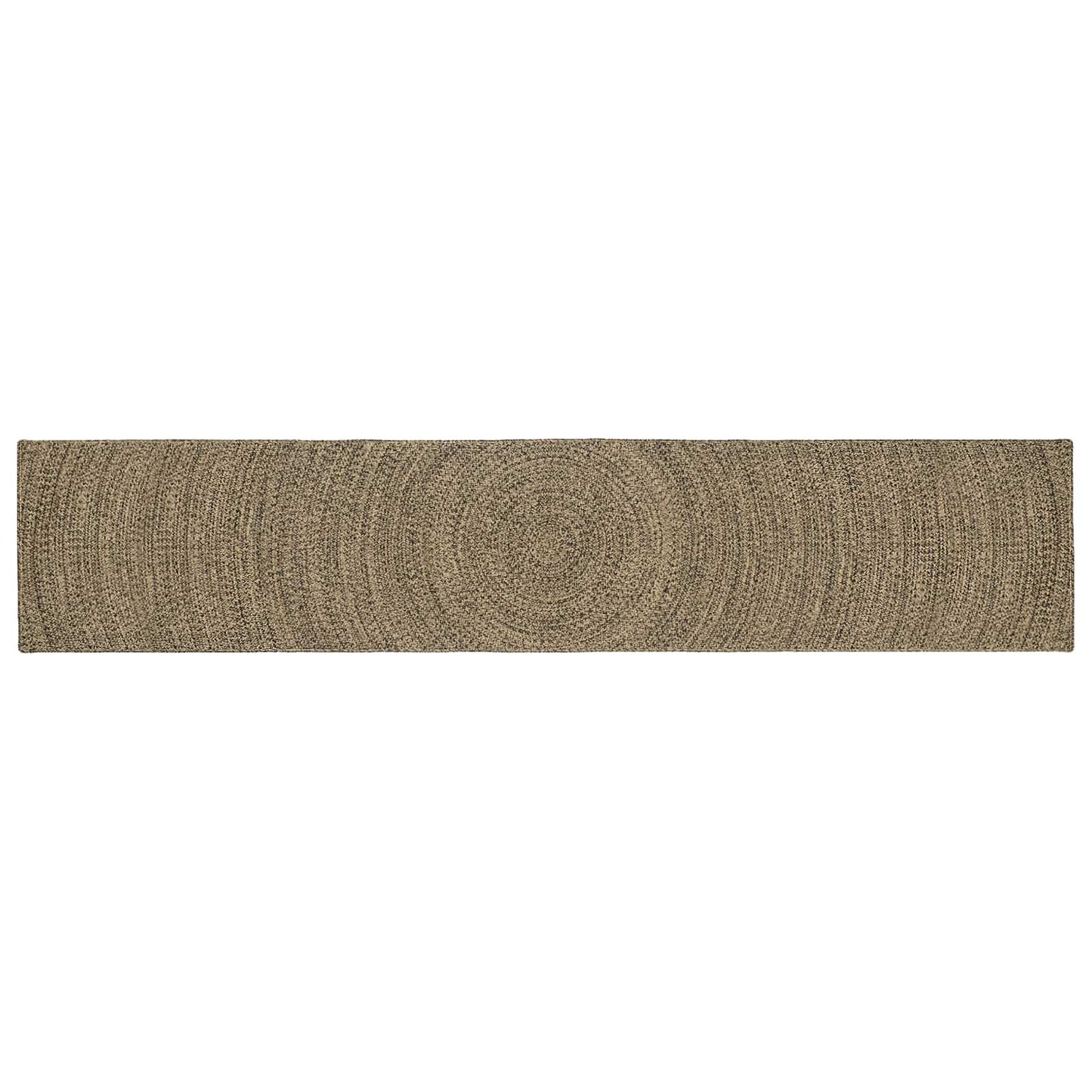 Områdetæpper Naturfarvet og sort 60 x 400 cm Jute
