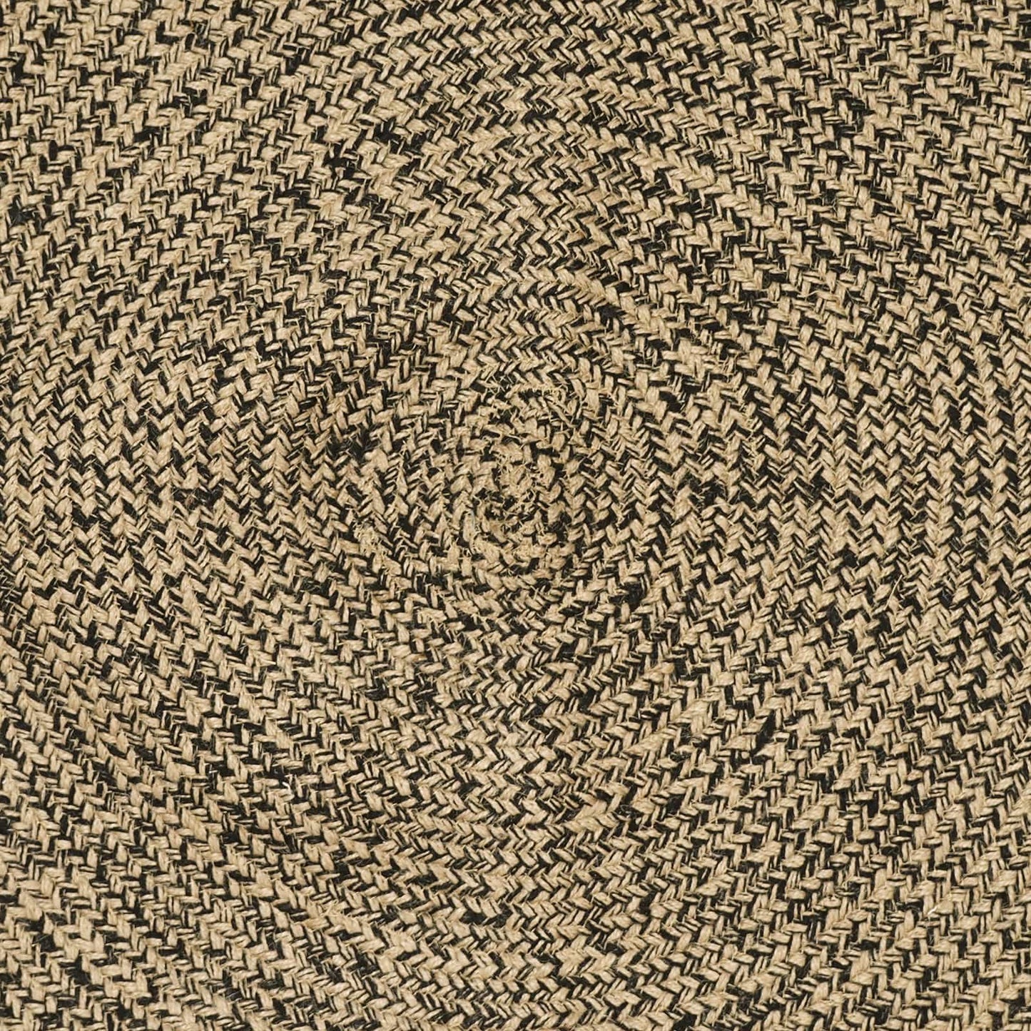 Områdetæpper Naturfarvet og sort 120 x 170 cm Jute
