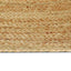 Områdetæpper Naturfarvet 100 x 152 cm Jute