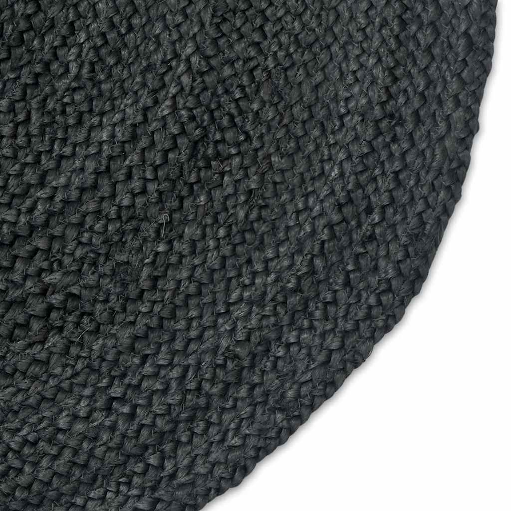 Områdetæpper Mørkegrå 205 x 305 cm Jute