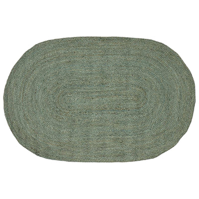 Områdetæpper Olivengrøn 122 x 183 cm Jute