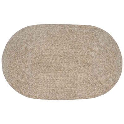 Områdetæpper Hvid 152 x 245 cm Jute