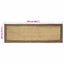 Område tæppe Grå 80 x 250 cm Jute