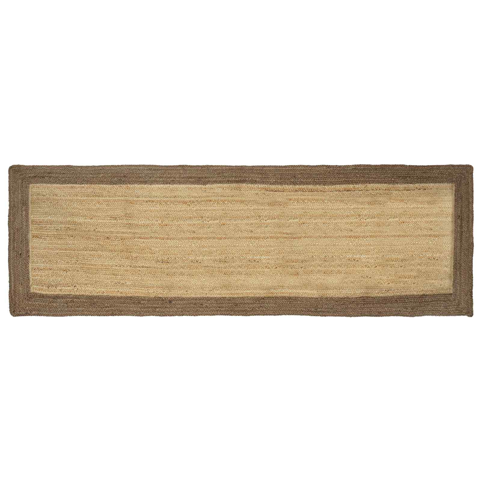 Områdetæpper Grå 80 x 300 cm Jute billede