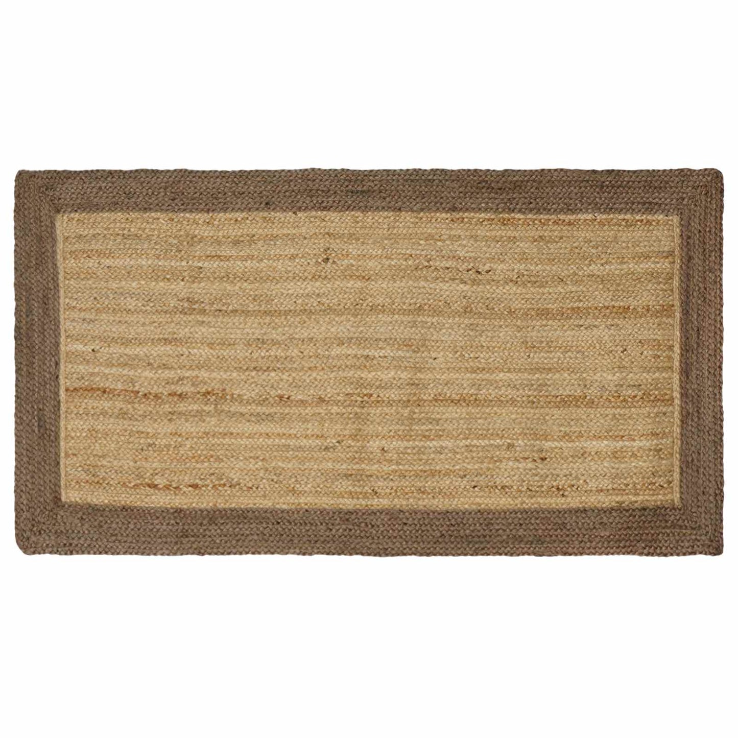 Område tæppe Grå 100 x 200 cm Jute