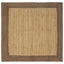 Områdetæpper Grå 160 x 160 cm Jute