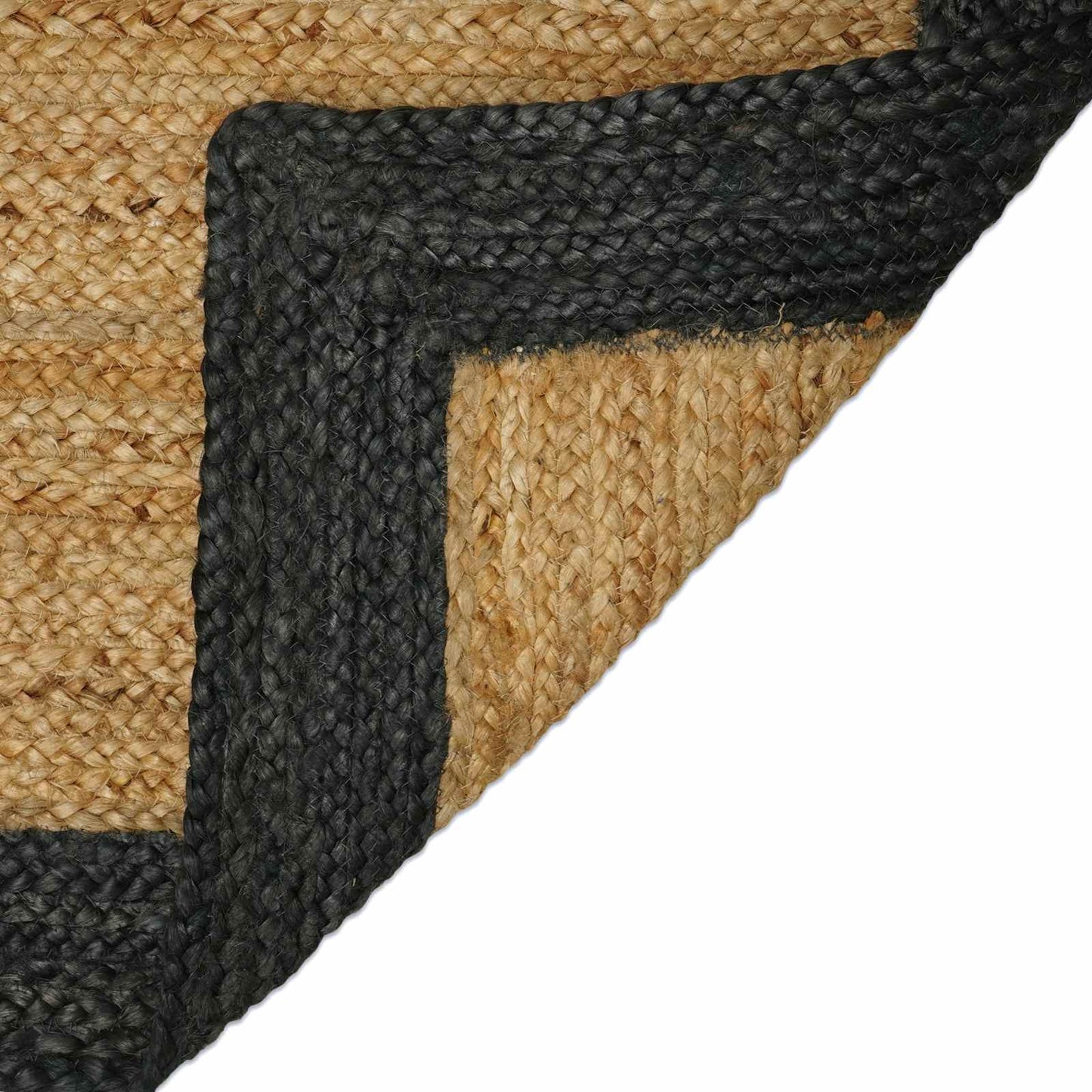 Områdetæpper Mørkegrå 80 x 150 cm Jute