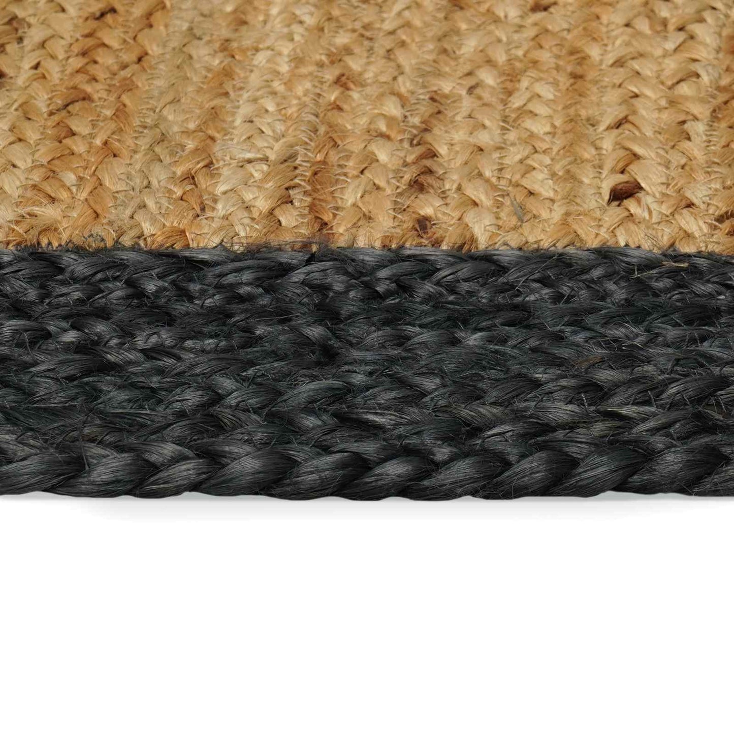 Områdetæpper Mørkegrå 80 x 250 cm Jute