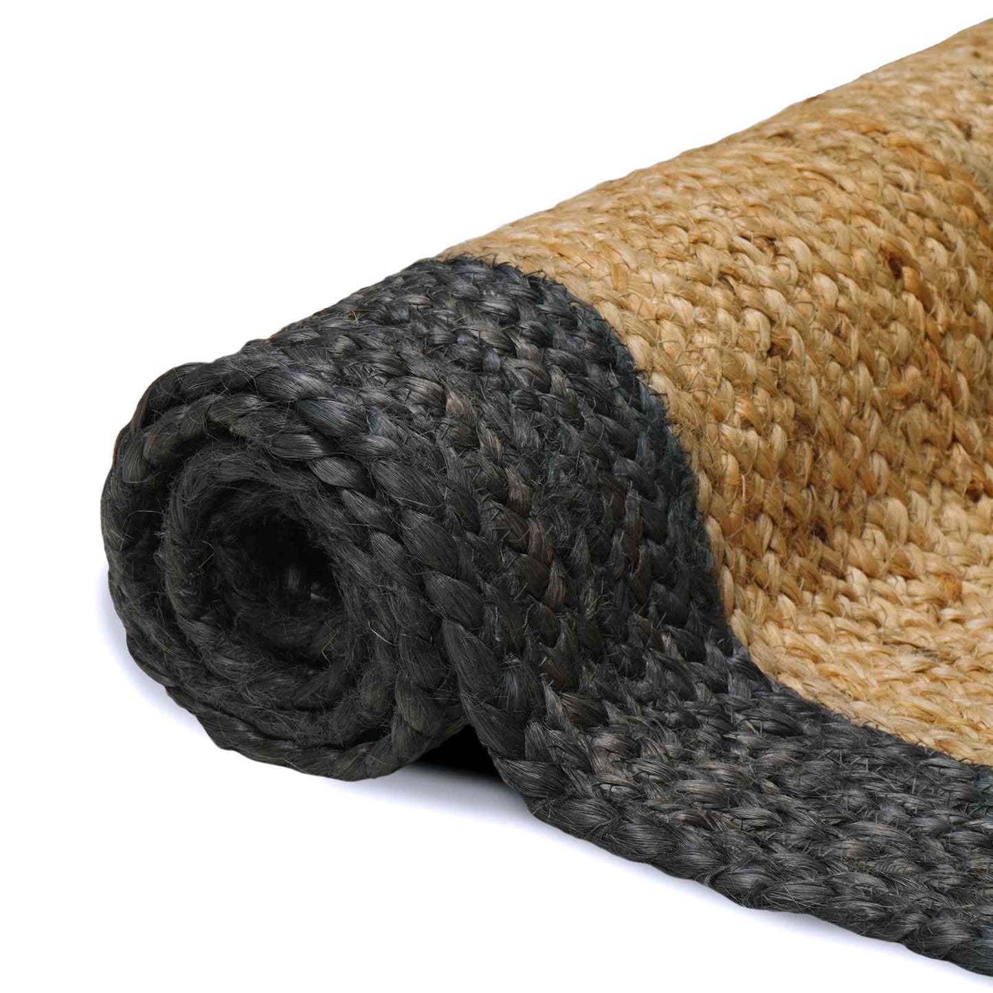 Områdetæpper Mørkegrå 80 x 300 cm Jute