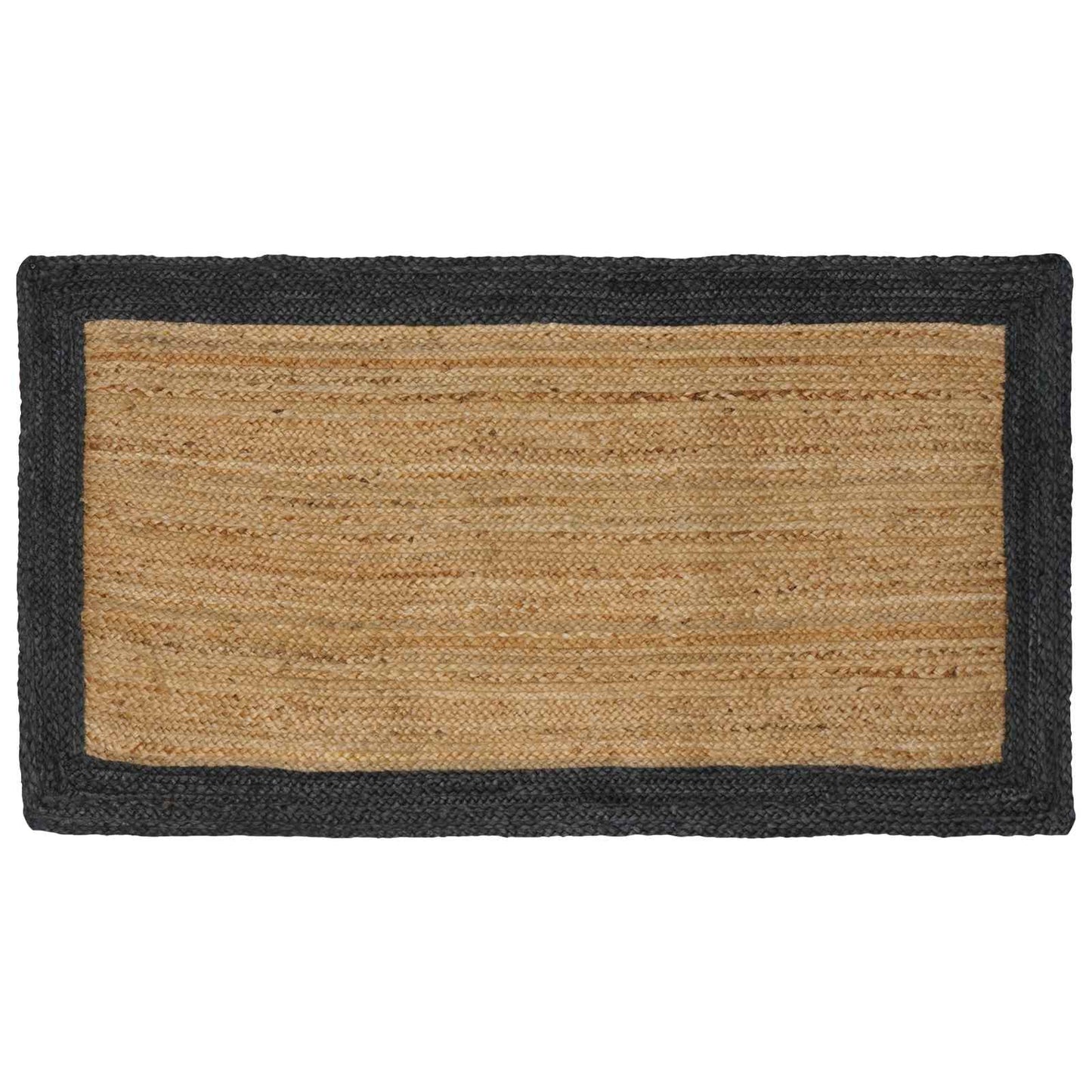 Områdetæpper Mørkegrå 100 x 200 cm Jute