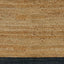 Områdetæpper Mørkegrå 160 x 160 cm Jute