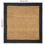 Områdetæpper Mørkegrå 200 x 200 cm Jute