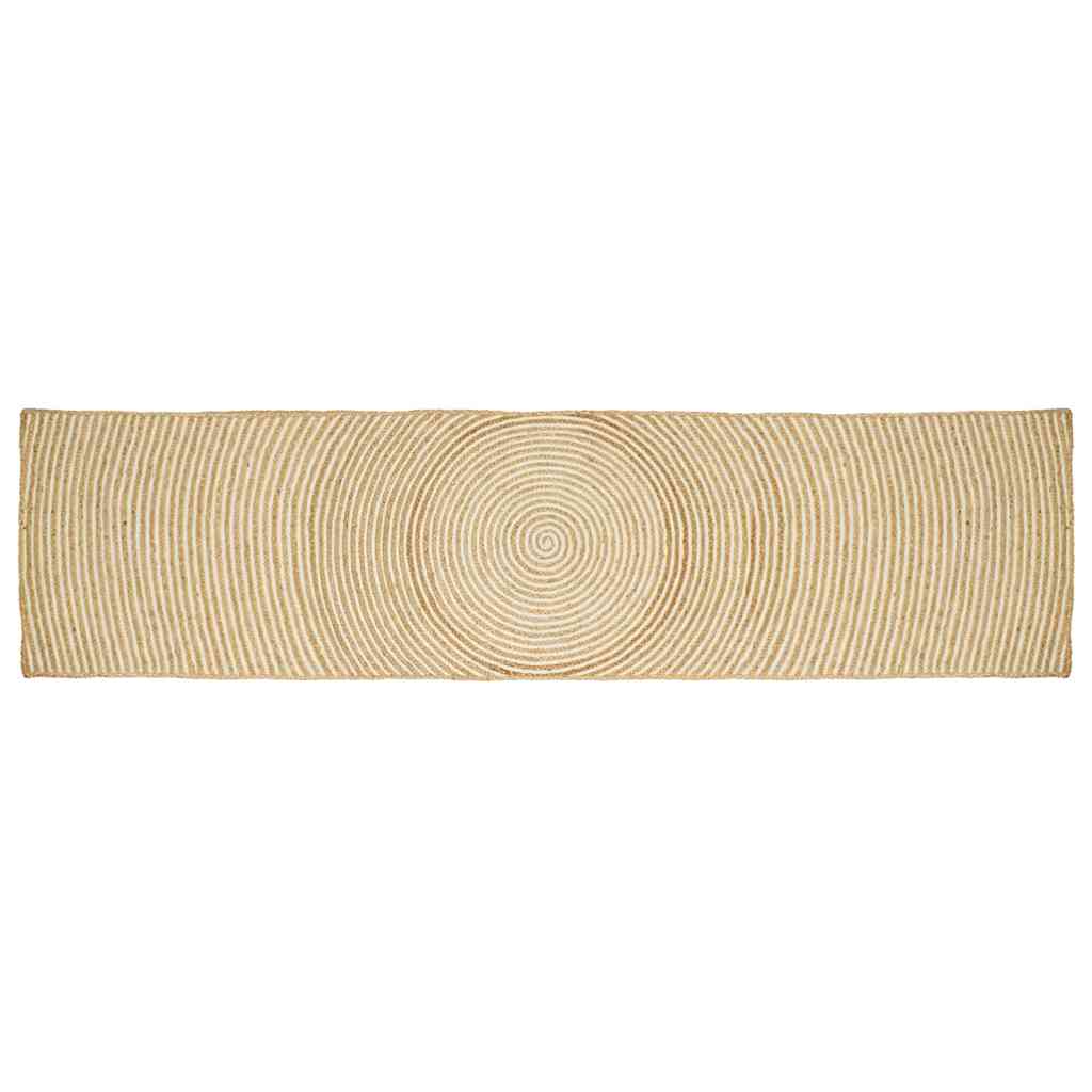 Områdetæpper Hvid 60 x 400 cm Jute billede