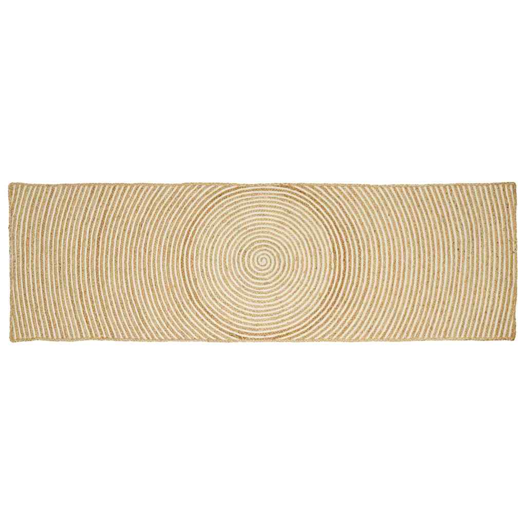 Områdetæpper Hvid 80 x 200 cm Jute