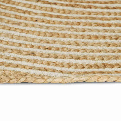 Områdetæpper Hvid 80 x 250 cm Jute
