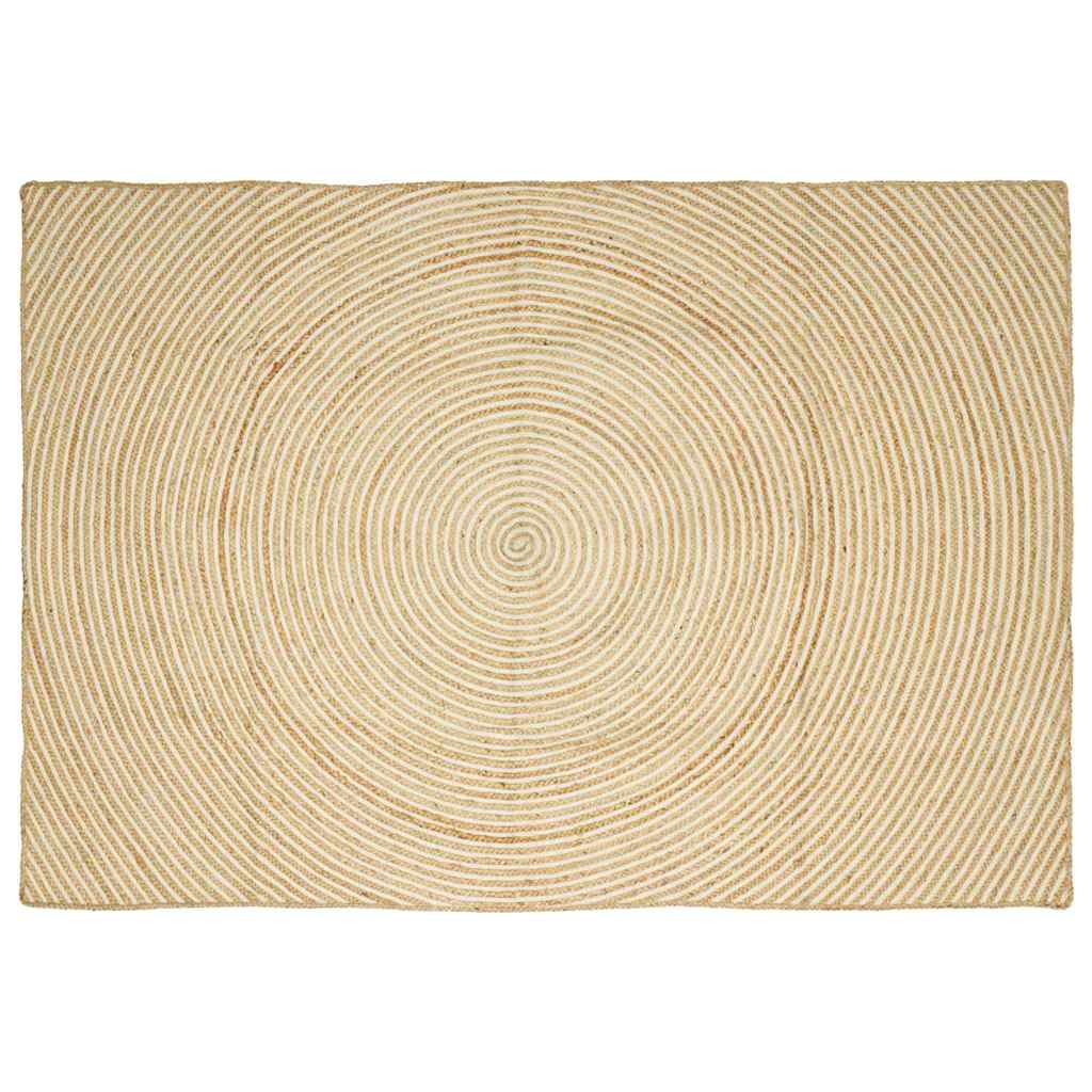 Områdetæpper Hvid 200 x 290 cm Jute