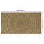 Områdetæpper Sort 80 x 150 cm Jute