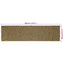 Områdetæpper Sort 80 x 300 cm Jute