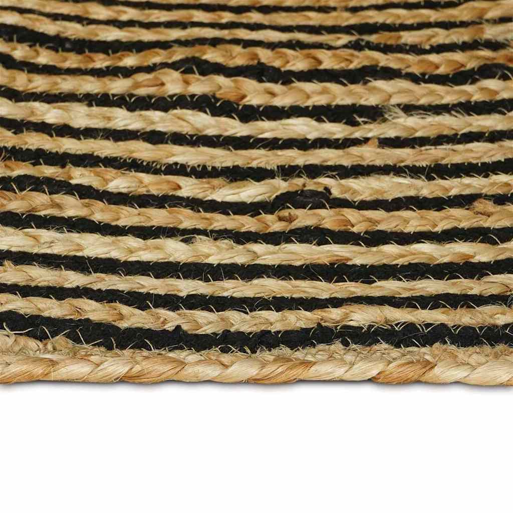 Områdetæpper Sort 200 x 290 cm Jute