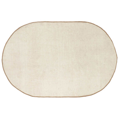 Områdetæpper Naturfarvet 122 x 183 cm Jute