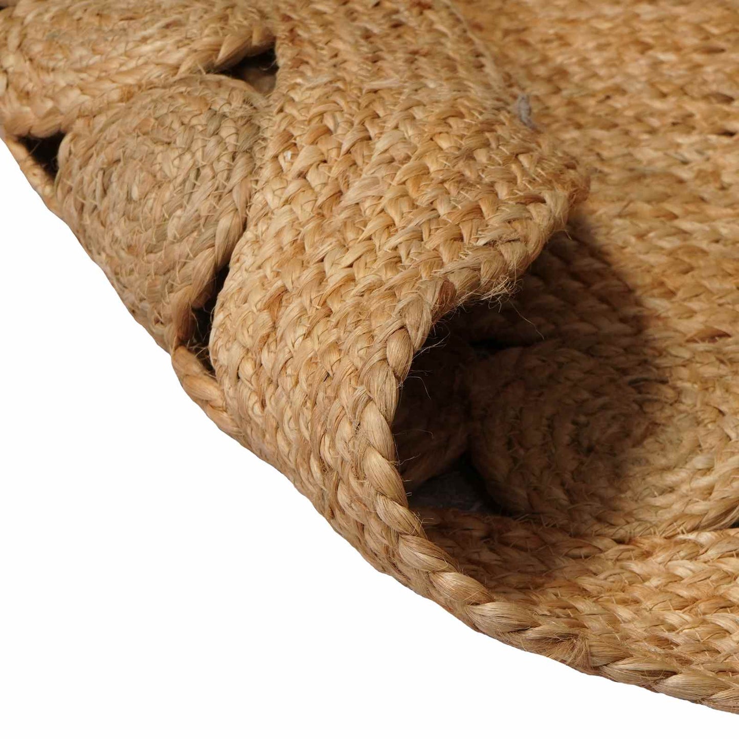 Områdetæpper Naturfarvet Ø 120 cm Jute