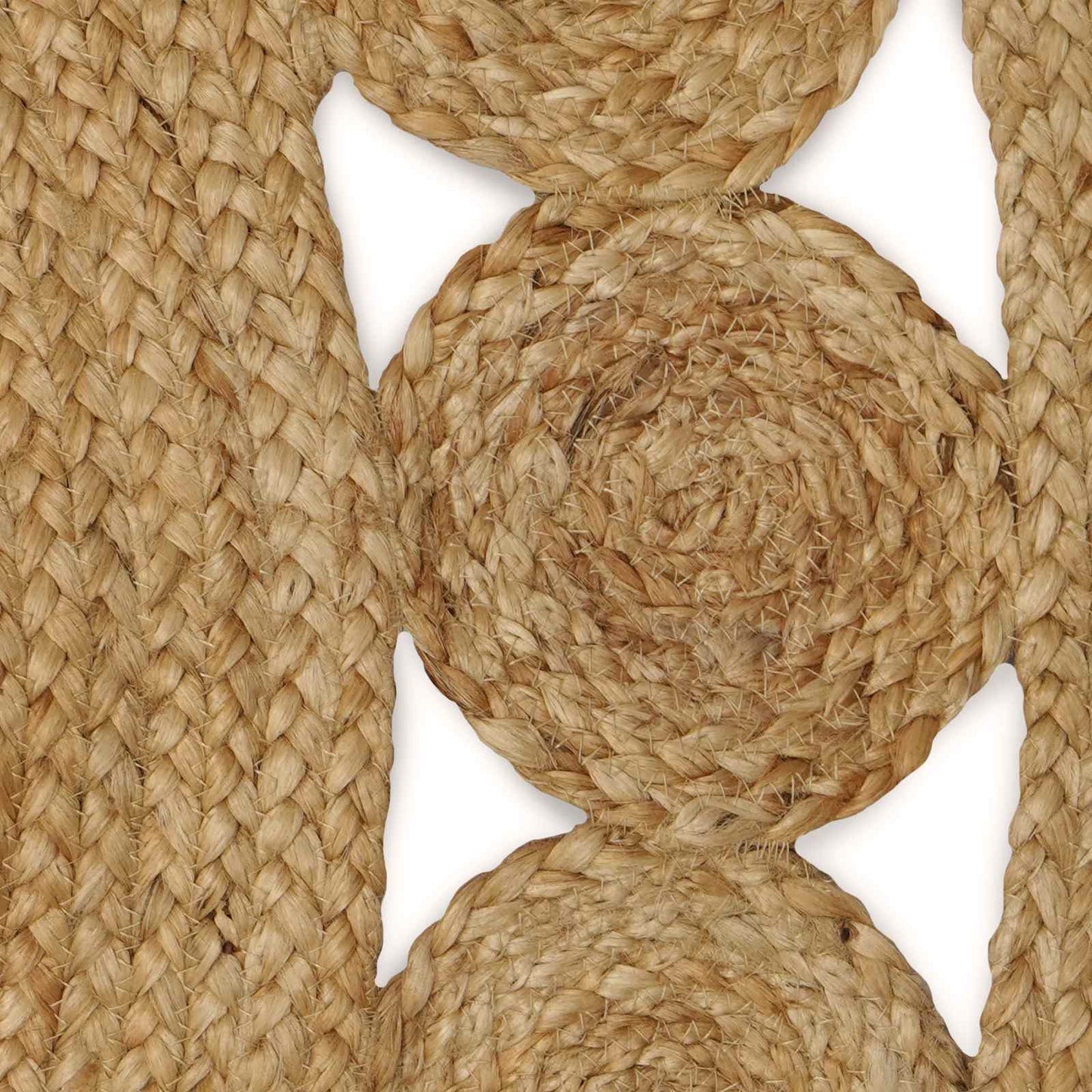 Områdetæpper Naturfarvet 152 x 245 cm Jute