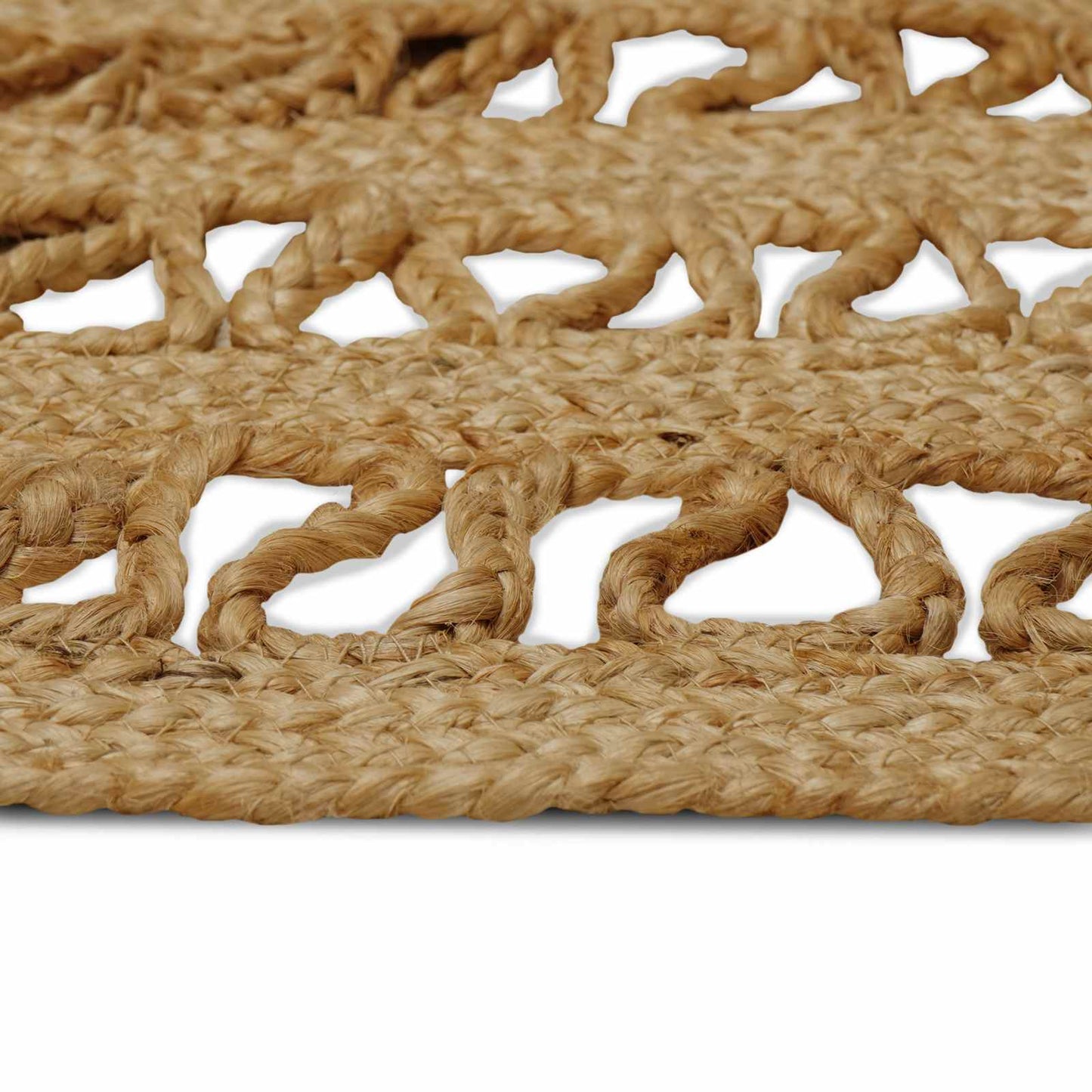 Områdetæpper Naturfarvet 152 x 245 cm Jute