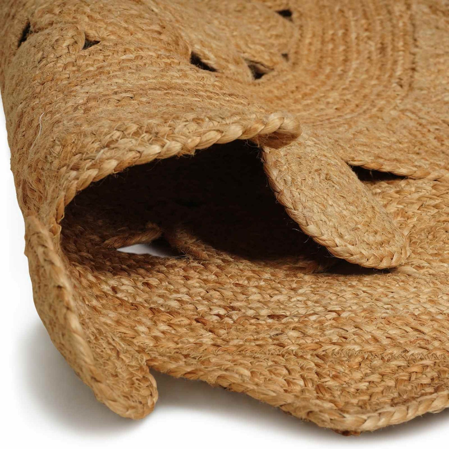 Områdetæpper Naturfarvet Ø 240 cm Jute