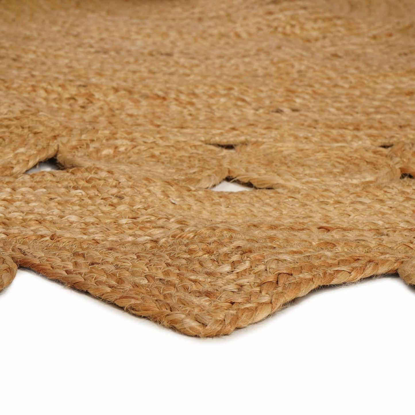 Områdetæpper Naturfarvet Ø 240 cm Jute