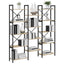 Bogreol Sonoma eg 156 x 25 x 167 cm Konstrueret træ