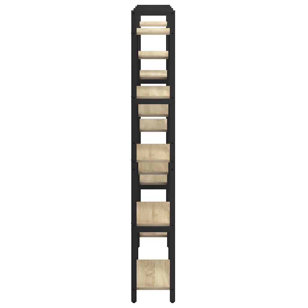 Bogreol Sonoma eg 156 x 25 x 167 cm Konstrueret træ