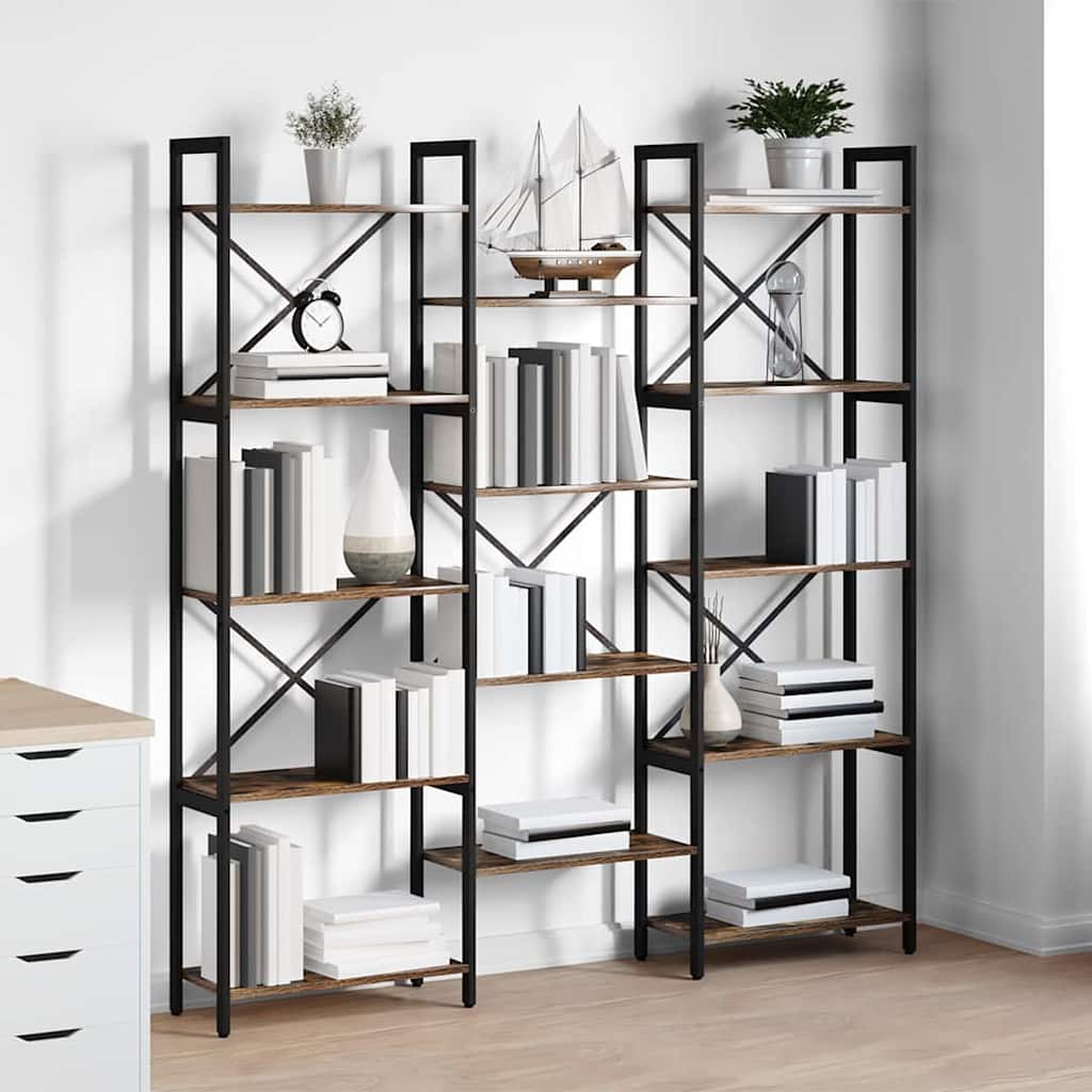 Bogreol Sonoma eg 156 x 25 x 167 cm Konstrueret træ
