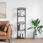 Bogreol Røget eg 40 x 30 x 155 cm Konstrueret træ