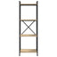 Bogreol Sonoma eg 40 x 30 x 119 cm Konstrueret træ