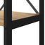 Bogreol 40 x 30 x 119 cm Konstrueret træ Artisan Egetræ