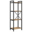 Bogreol 40 x 30 x 119 cm Konstrueret træ Artisan Egetræ