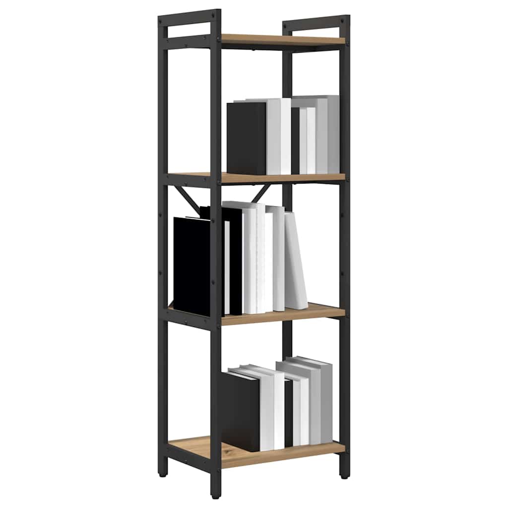 Bogreol 40 x 30 x 119 cm Konstrueret træ Artisan Egetræ