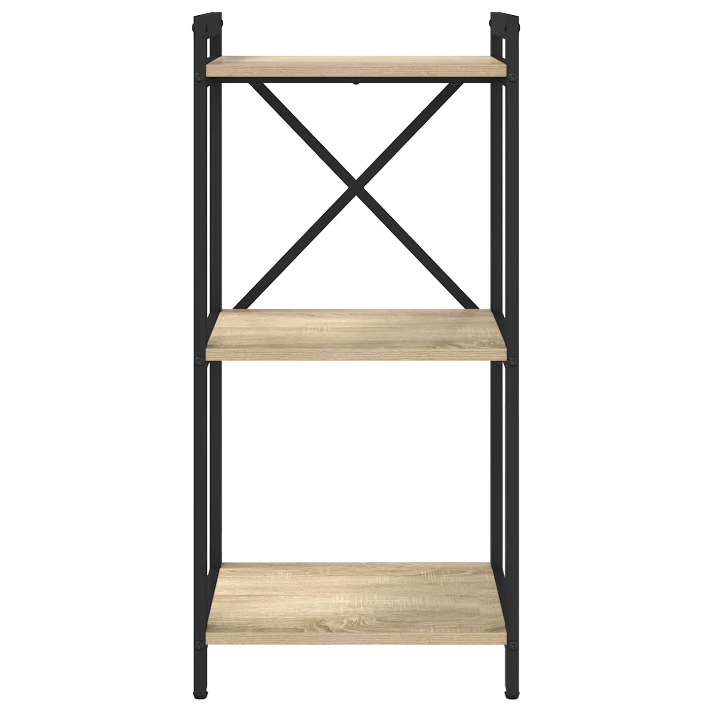 Bogreol Sonoma eg 40 x 30 x 85 cm Konstrueret træ