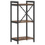 Bogreol Røget eg 40 x 30 x 85 cm Konstrueret træ