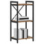 Bogreol Gammelt træ 40 x 30 x 85 cm Konstrueret træ