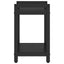 Bogreol Sort eg 40 x 30 x 50 cm Konstrueret træ