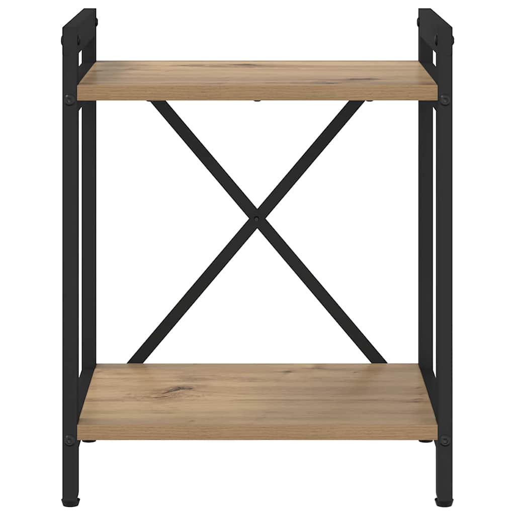 Bogreol 40 x 30 x 50 cm Konstrueret træ Artisan Egetræ