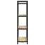 Bogreol Sonoma eg 60 x 30 x 120 cm Konstrueret træ