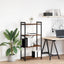 Bogreol Røget eg 60 x 30 x 120 cm Konstrueret træ
